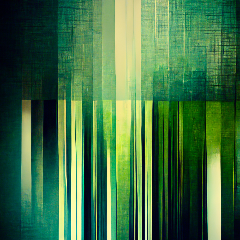 Glitch #69, an AI waking up from a dream and starting to see the world in color, something is wrong